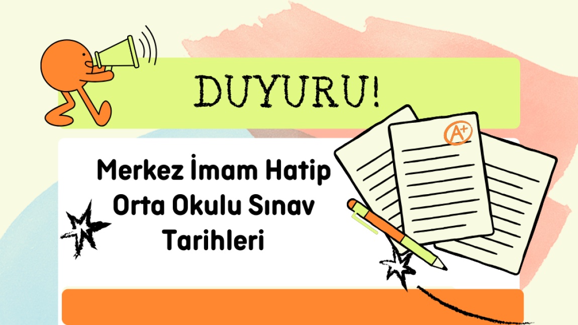 II. Dönem II. Sınav Tarihleri